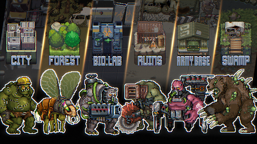 Mapa pełna artefaktów, zapasów i ukrytych zakamarków.